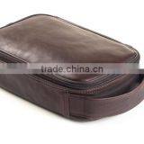 Boshiho Promotional Fashion Wholesale Leather Travel Cosmetic Zip Bag