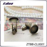 Top Quality Copper Antique Bronze Plated Retro Cuff Link Blanks thumbnail-1