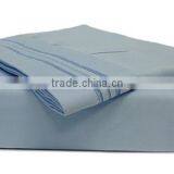 Wholesale Latest Designs Queen King Size 100% Cotton Plain White Hotel Bed Sheet thumbnail-1