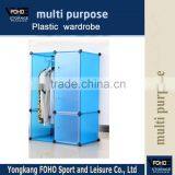 AL0021-3 Hot Sell Foldable Hanging Colthes Plastic Wardrobe