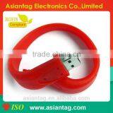 Wholesale USB Silicone Wristband With Free Logo Printing thumbnail-1