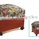 Foot Stool /w CD Rack thumbnail-1