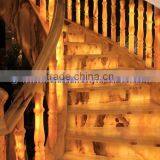 Modern Design Colorfull Top Quality BACKLIT ONYX STAIRS STEPS RISERS & BALUSTRADE thumbnail-6