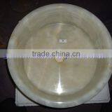 PAKISTAN SUPPLIER PURE WHITE ONYX ROUND BOWL SHAPED SINKS AND BASINS thumbnail-6