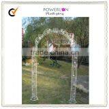 Metal Artistic Garden Arch With Bench for Outdoor Wedding thumbnail-2