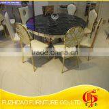 Stainless Steel Dining Table and Chairs thumbnail-1