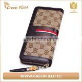 Fashion Design Color Printing Canvas Zipper Long Wallet Women thumbnail-3