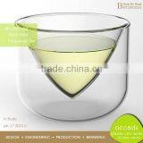 Double Insulated Clear / Color Borosilicate Thermo Cup thumbnail-4