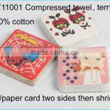 Cheap 100% Compressed Cotton Face Towels for Customized Gift thumbnail-1