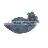 Cast Iron Vivid Frog Statue For Water Fountain thumbnail-3