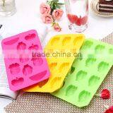 2016 Summer Hot Selling Silicone Fruit Ice Cube Tray