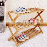 Home Furniture Wooden Folding Shoe Rack thumbnail-3