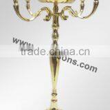 Golden Finish Aluminum Candelabra thumbnail-3