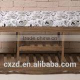 Factory Price Good Quality Wooden Shoes-changing Bench thumbnail-2