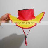 Popular Polyester Material Foldable Cowboy Cap, Cowboy Folding Hat, Fans Foldable Cap thumbnail-1