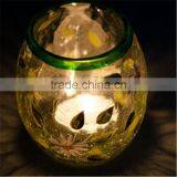 Crack Glass Candle Holder Factory Supplier