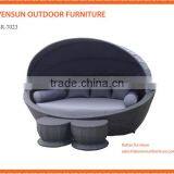 Rattan Outdoor Leisure Round Daybed thumbnail-4