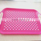 Non-slip TPR Rectangle Service Tray 15.9 x 11.5 x 2.2 Inches Pat Mat thumbnail-2