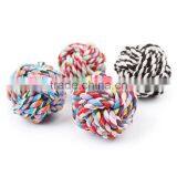 Hot Dog Wucaimian Knot Woven Cotton Rope Toy Ball Ball Ball Toy Trumpet Dog Bite thumbnail-2