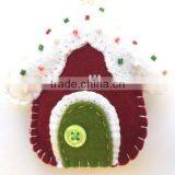 Christmas House Felt Miniature House thumbnail-2