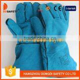 DDSAFETY Cow Split Leather Gloves Welder Glove Safety Working Gloves thumbnail-1