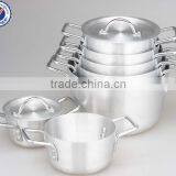 14pcs 16-28cm High Quality Satin Aluminum Multi Soup Stock Pot Set