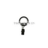 High Quality Black Coated Iron Curtain Ring With Clip / Rod Ring With Clip Hanging / A Ring With A Clip thumbnail-2