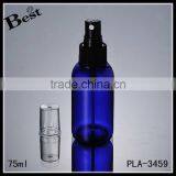 75ml Small Hot Products Best Sellers High Quality Blue Pet Spray Bottle Cosmetic Water Toner Perfume Plastic Spray Bottle thumbnail-1