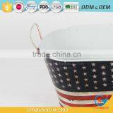 Iron Garden Powder Coating Keg Ice Bucket Metal Party Tubs for Drinks thumbnail-6