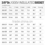 1/2" Dr. 1000V Insulated Socket+3/8" Dr. 1000V Insulated Socket thumbnail-6