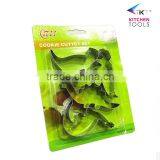 4pc Stainless Steel Dragon Shape Cake Mould Set thumbnail-1