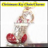 2012 New&Fashion Christmas Stocking Metal Keychain for Christmas Craft thumbnail-1