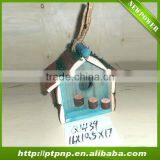 Wooden Bird Nestwood Bird House Various Shapes thumbnail-4