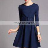 European Style 2014 Women Office Design A Line Pleated Skirt thumbnail-1