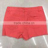 China Stock Garment Suppliers Branded Girls Stretch Denim Shorts thumbnail-5