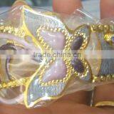 Peacock Broad Hand Carved Gold Plated BRACELET BANGLE KADA thumbnail-3
