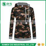 New Product Long Style Sublimated Slim Fit Women Camouflage Pullover Hoodie thumbnail-1