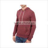 Wholesale Custom OEM Hoodie Pullover Blank Hoodies With Drawstring thumbnail-3