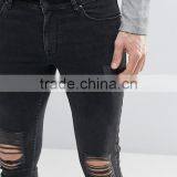Vintage Super Skinny Jeans With Extreme Distressing thumbnail-4
