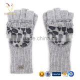 Knitted Gloves Warm Custom Winter Women Half Finger Fancy Gloves thumbnail-1