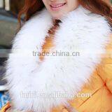 Fox Fur Fake Raccoon Fur Collar Fake Collar Scarf Shawl Big Collar in the Spring and Autumn Winter thumbnail-6