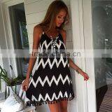 European and Ameican Girls' Sexy Sleeveless Party Evening Summer Beach Dress thumbnail-2