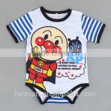 New Arrival Wholesale 100% Cotton Plain Color Baby Romper Short Sleeve Baby Summer Rompers thumbnail-6