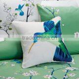 Printed and Embellished With Embroidered Birds Quilt Cover thumbnail-3