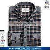 Latest Slim Fit Long Sleeve Plaid Shirts For Men Pictures Of Available Colors thumbnail-4