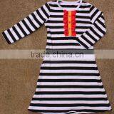 Cotton Long Shirts For Mom Plus Size Stripe Big Size For Lady Spring Blouse For Women White/Black Stripe Summer Long Top thumbnail-4