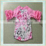 Baby Clothing Halloween Ruffle Tops Persnickety 2017 Floral Print Character Kids Clothes thumbnail-1