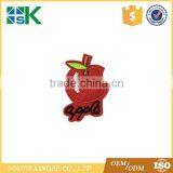 Red Apple Fruit Leaf Cartoon Kids Children Embroidered Iron on Patch Bag thumbnail-1