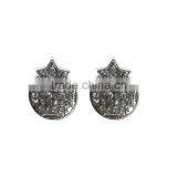 Customized Unisex Cute Double Designs Cheap For Stud Hiphop Earrings Wholesale thumbnail-2