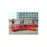 Red suspended platform cradle swing stage 500kgs / 400kgs with SLS30 safety lock